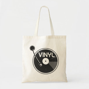 Retro Vinyl Record Turntable Tygkasse