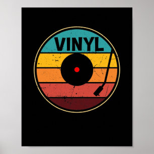 Retro Vinyl Record - Vintage Vinyls LP Record Poster