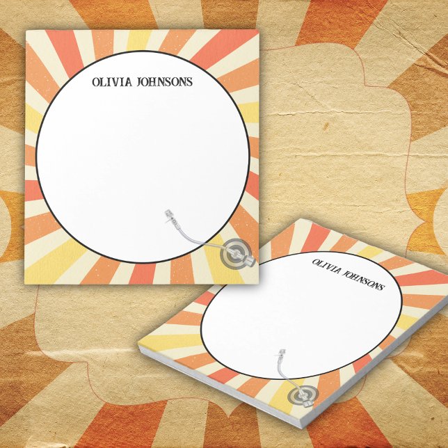 Retro Vinyl School Teacher Apprecision Gift Anteckningsblock (Skapare uppladdad)