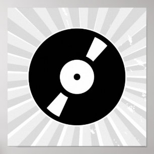 retro vinylpost poster