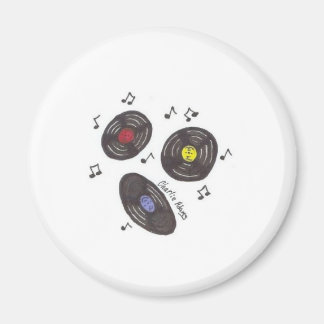 Retro Vinylposter Magnet
