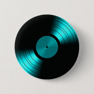 Retro vinylrekordalbum i kricka knapp
