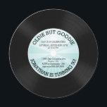 Retro vinylrekordfödelsedagsfest inbjudan<br><div class="desc">Födelsedagsfest inbjudan för vintagevinylrekordet som presenterar en retro uppsättning för mönster för blåttstarburstrand på en gullig runda,  cirklar stansad födelsedaginbjudan. Perfekt för någon vuxen ålderfödelsedag,  30års födelsedagparty,  40th födelsedagsfest,  50th födelsedagsfest,  60th födelsedagsfest.</div>