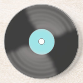 Retro vinylskiva 1950-talets dricksunderlägg prese underlägg