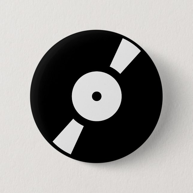 retro vinylskiva knapp (Framsida)