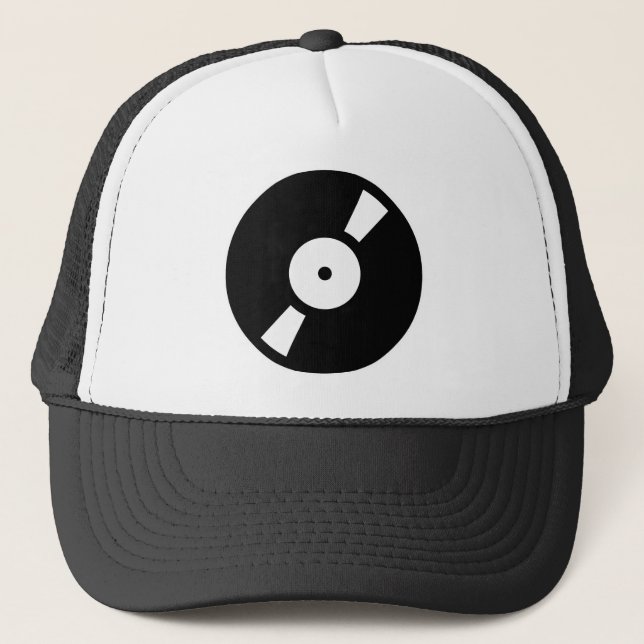 retro vinylskiva truckerkeps (Framsida)