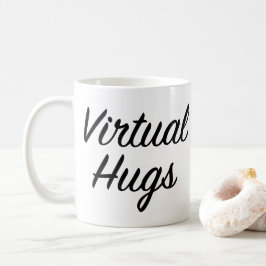 Retro Virtuell Hugs-vänner Kaffemugg