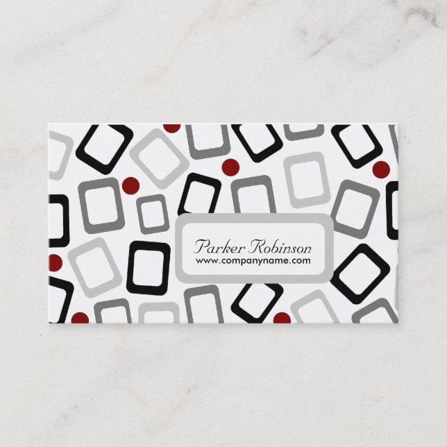 Retro visitkortar visitkort (Framsida)