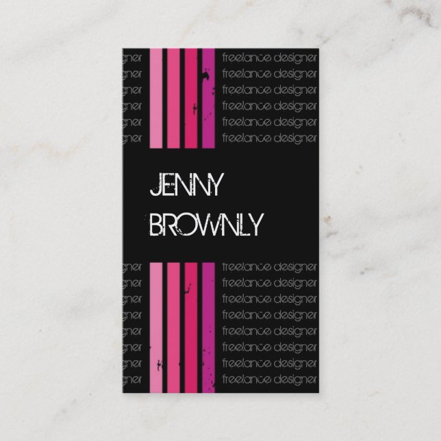 Retro visitkortar visitkort (Framsida)