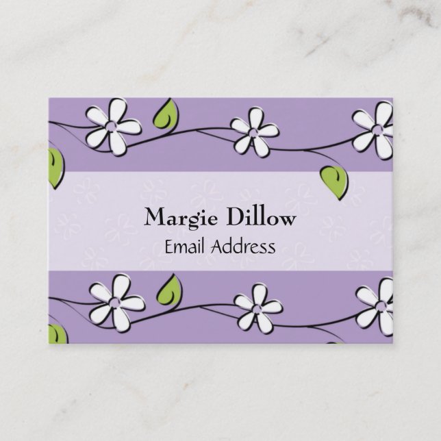 Retro-visitkortsmall Visitkort (Framsida)