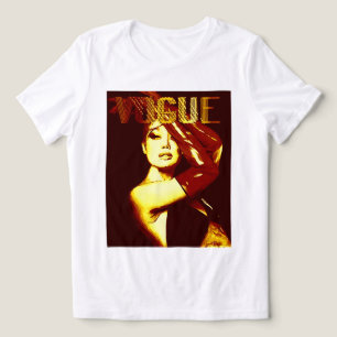 Retro Vogue ”Striking a Pose” Tri‑Blend T-shirt