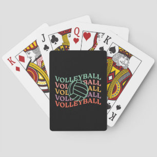 Retro Volleyball Sport Casinokort