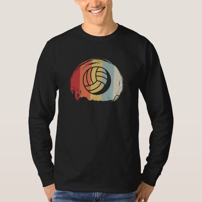 Retro Volleyboll T Shirt (Framsida)