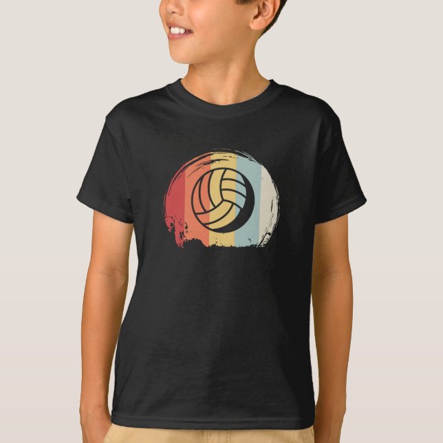 Retro Volleyboll T Shirt (Framsida)