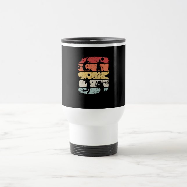 Retro volleybollspelare resemugg (Center)