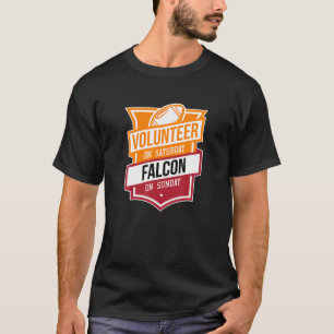 Retro Volunr på lördag Falcon på Söndag Georgia T Shirt