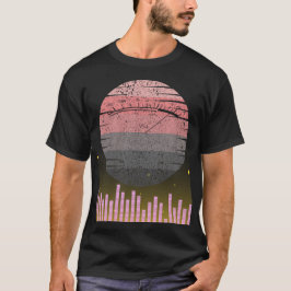 Retro VU Meter Hi-Fi Stereo Music Älskare Design T Shirt