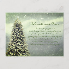 Retro-vykort för dikt till jul vykort