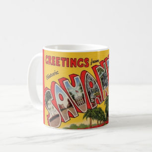 Retro vykort Savannah Georgia Mugg