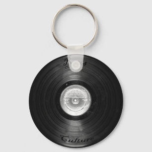 retro vynil nyckelring