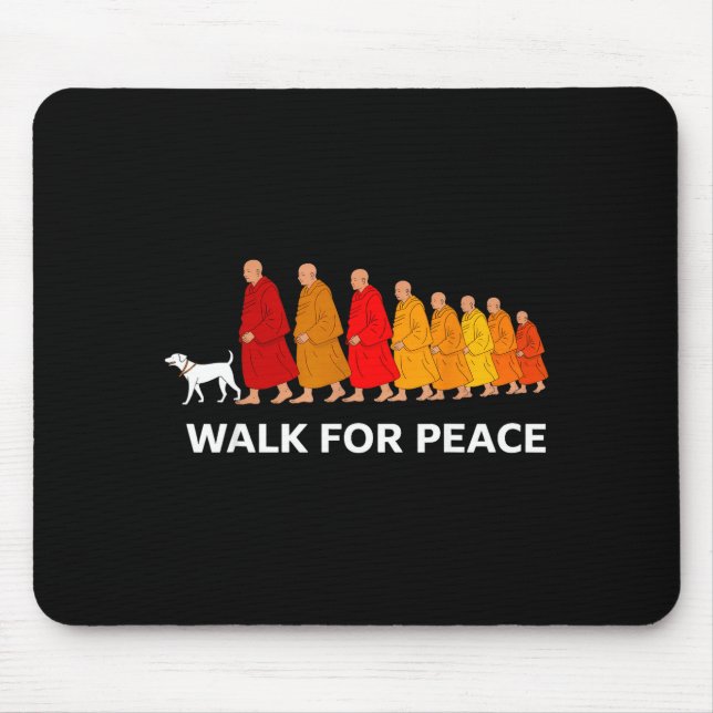 Retro walk for peace monks with aloka dog  musmatta (Framsidan)