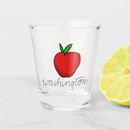 Retro Washington Apple souvenir-glas
