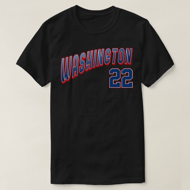 Retro Washington nummer 2 T Shirt (Design framsida)