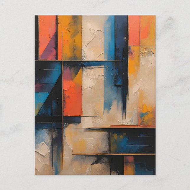 Retro Wave Design 01 vykort (Framsida)