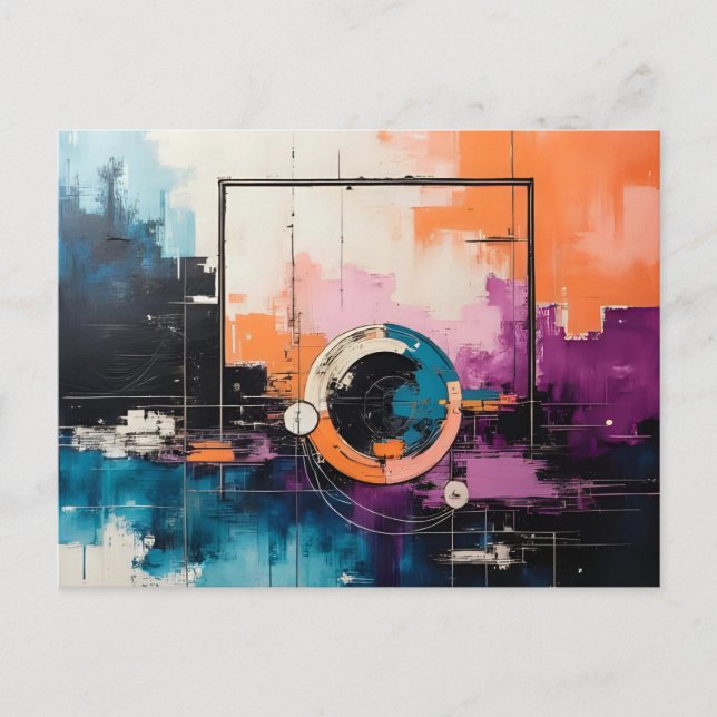 Retro Wave Design 04 - vykort (Framsida)