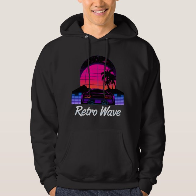 “Retro Wave” Hoodie (Framsida)