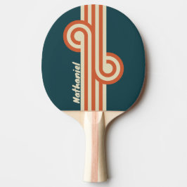 Retro Wave Loop med namn Pingisracket