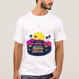 “Retro Wave” Neon Drive T Shirt