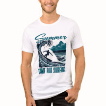 Retro Wave-textdesign för surfare