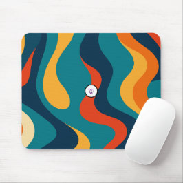 Retro Wavy Pattern Modern Abstract  Musmatta