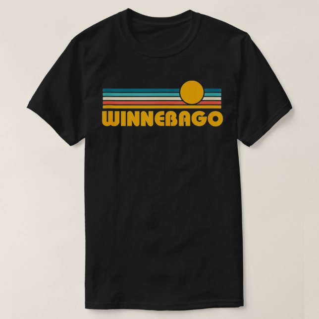 Retro Wbollago Minnesota Sunset T Shirt (Design framsida)