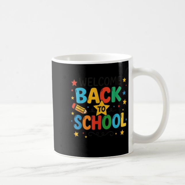 Retro Welcome Back to school Lacher-uppskattning Kaffemugg (Höger)