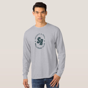 Retro Wellness Club Sporty Fashio Herr Stora Mös T Shirt