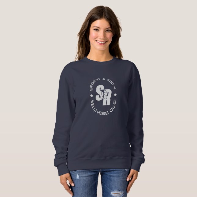 Retro Wellnessklubb Sportig mode | Kvinnor T Shirt (Hel framsida)