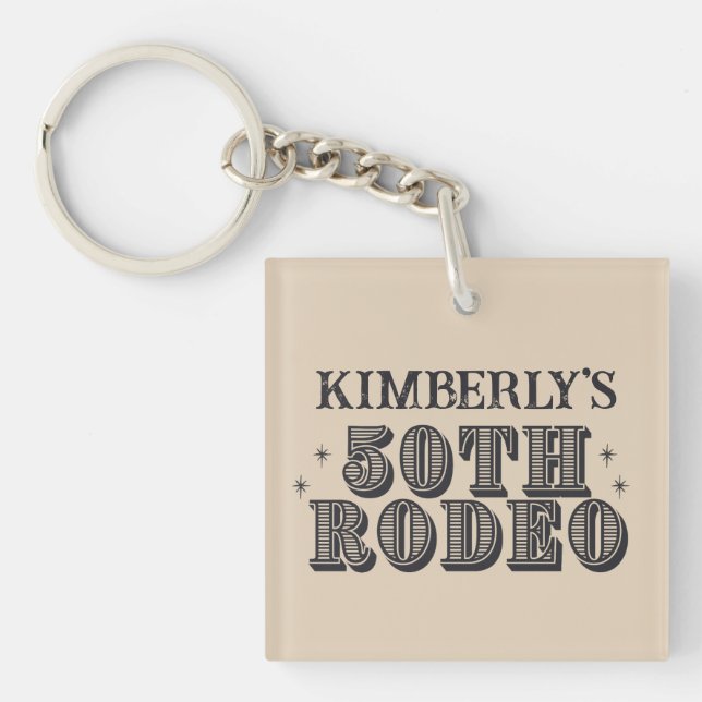 Retro Western 50th Rodeo Birthday (Framsidan)