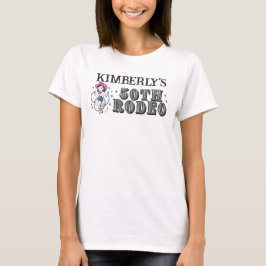 Retro Western 50th Rodeo Birthday T Shirt