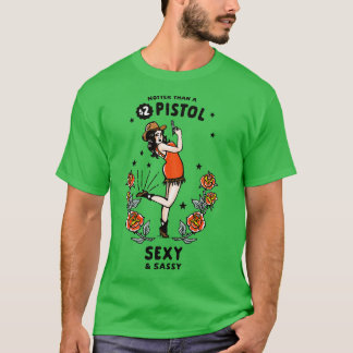 Retro Western Cowgirl Shirt Sexy Sassy Gift T Shirt