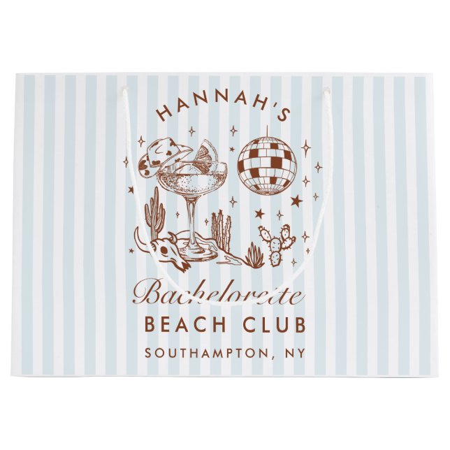 Retro Western Vintage Blue Bachelorette (Framsidan)