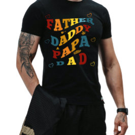 Retro Westerna Far, pappa, Pappa, Pappa T Shirt