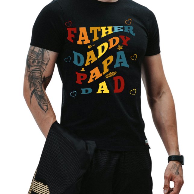 Retro Westerna Far, pappa, Pappa, Pappa T Shirt (Skapare uppladdad)