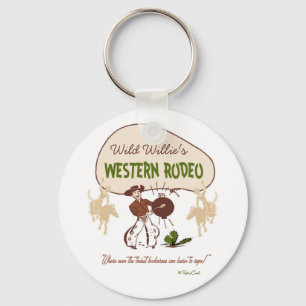 Retro 'westerna Rodeo Nyckelring