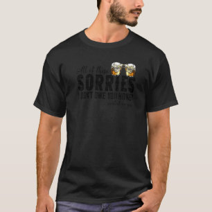 Retro Whiskey Slösat på dig. T Shirt