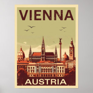 Retro Wien: Ljudskyltgåvor Poster