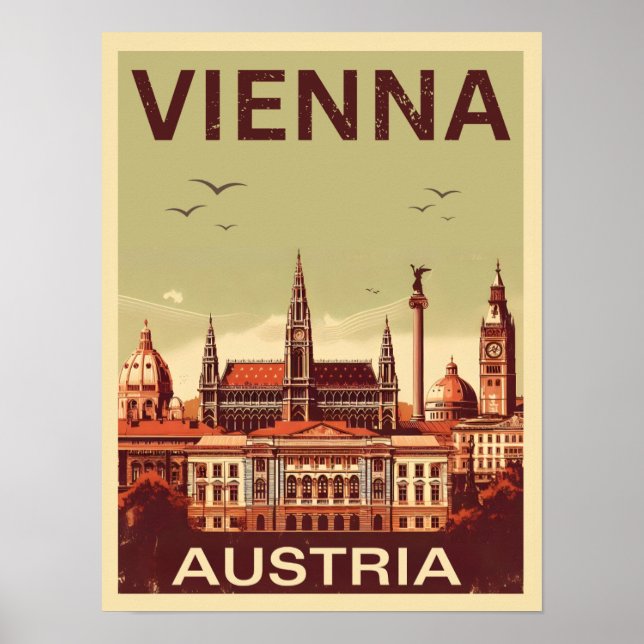 Retro Wien: Ljudskyltgåvor Poster (Framsidan)