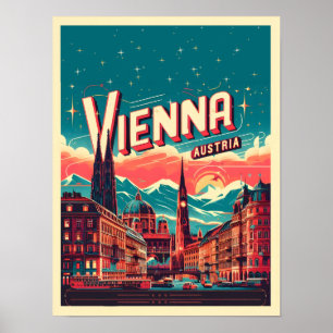Retro Wien: Ljudskyltgåvor Poster
