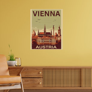 Retro Wien: Ljudskyltgåvor Poster